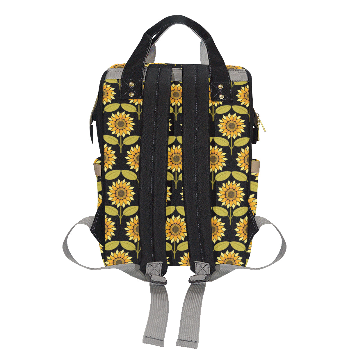 Sunflower Pattern Print Design SF015 Diaper Bag Backpack