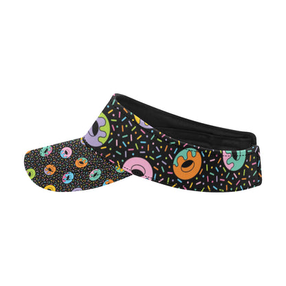 Donut Pattern Print Design DN012 Unisex Sun Visor