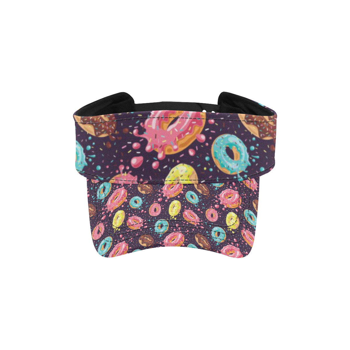 Donut Pattern Print Design DN03 Unisex Sun Visor