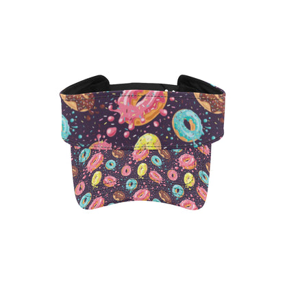Donut Pattern Print Design DN03 Unisex Sun Visor
