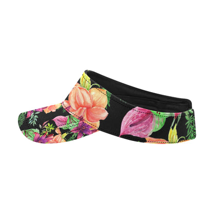 Amaryllis Pattern Print Design AL09 Unisex Sun Visor