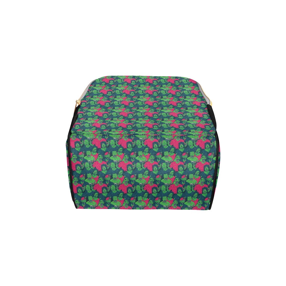 Zombie Themed Design Pattern Print Diaper Bag Backpack