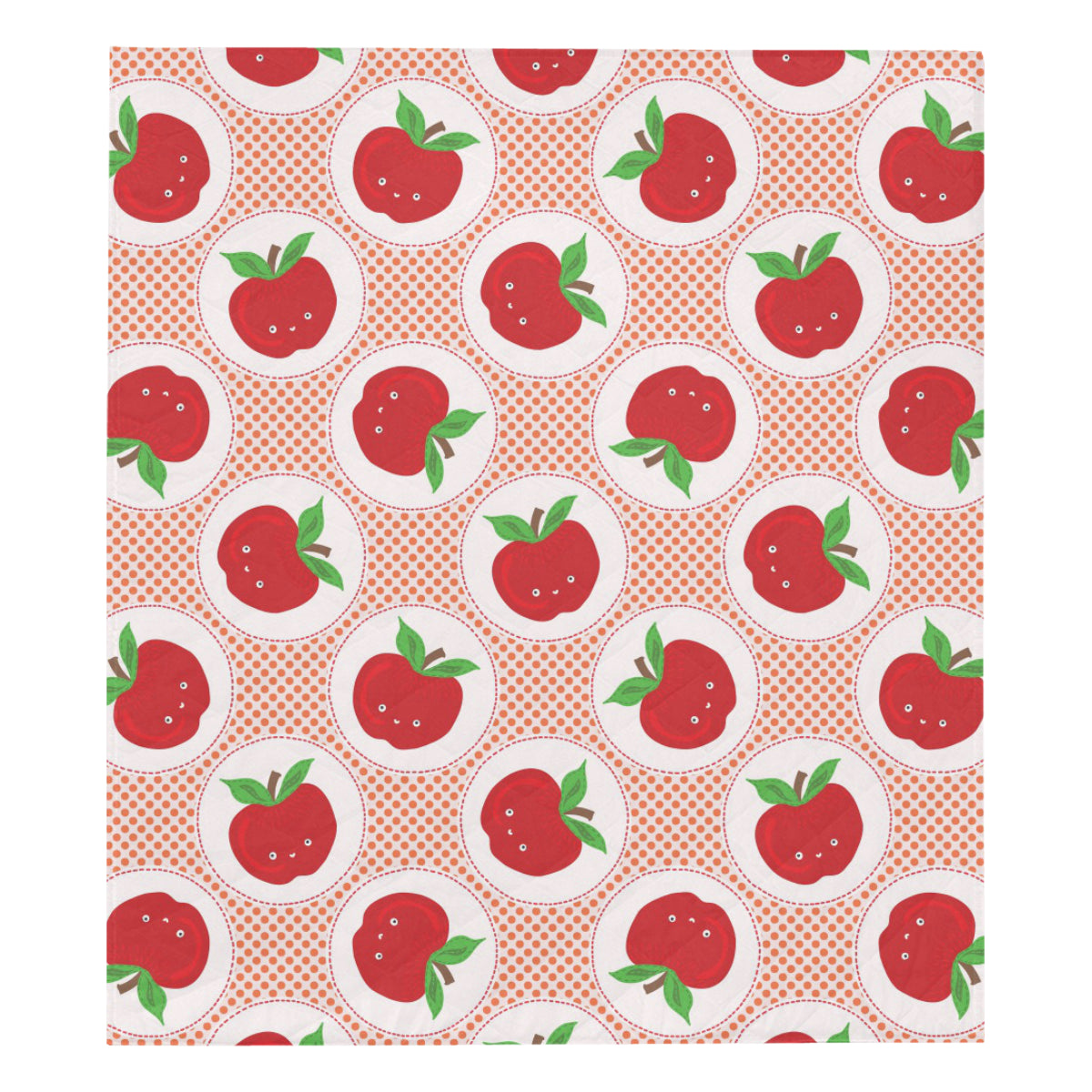 Apple Pattern Print Design AP08 Premium Quilt