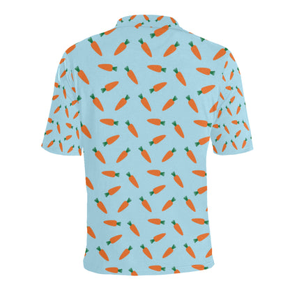 Carrot Pattern Print Design 03 Men Polo Shirt