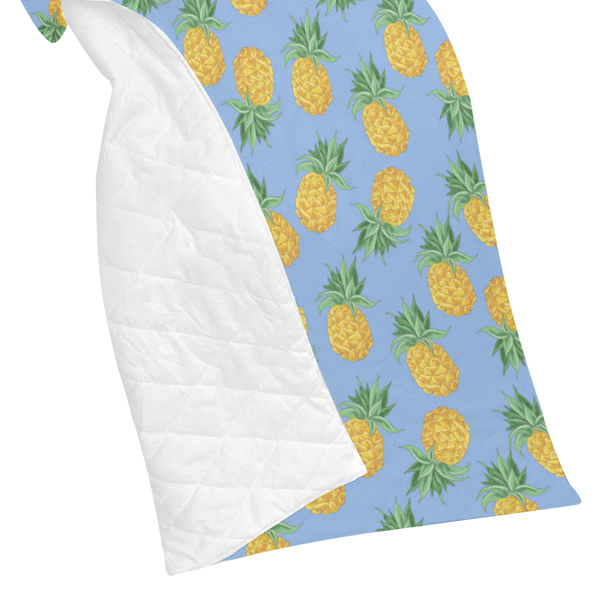 Pineapple Pattern Print Design A04 Premium Quilt
