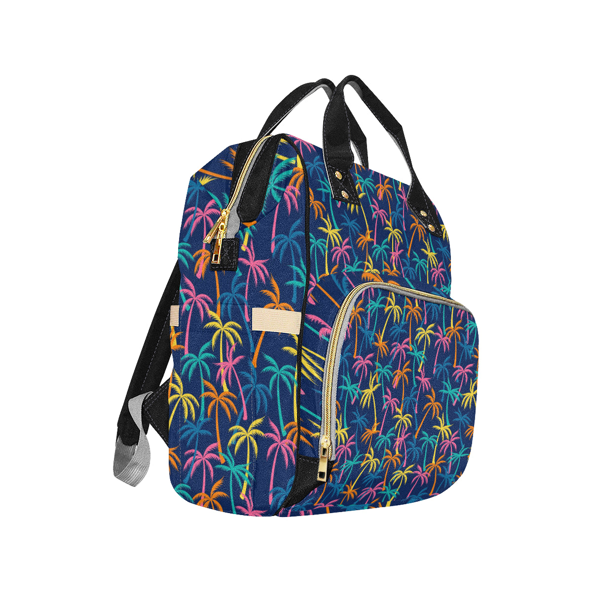 Palm Tree Pattern Print Design PT013 Diaper Bag Backpack