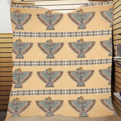 Native American Eagle Pattern Premium Quilt