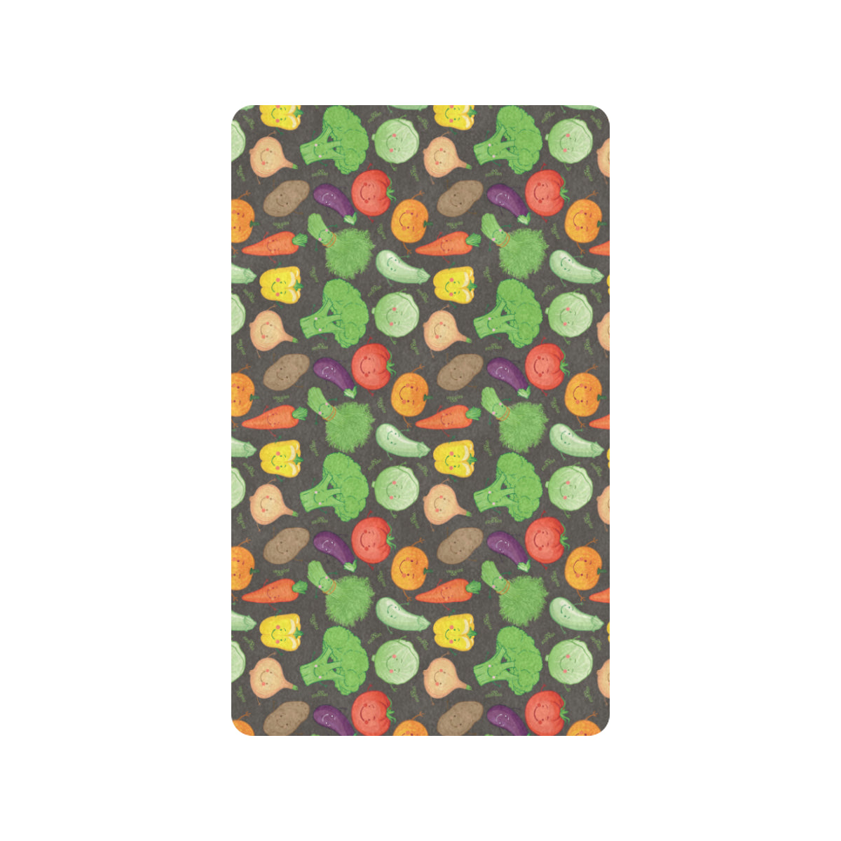 Vegan Funny Themed Design Print Rubber Doormat