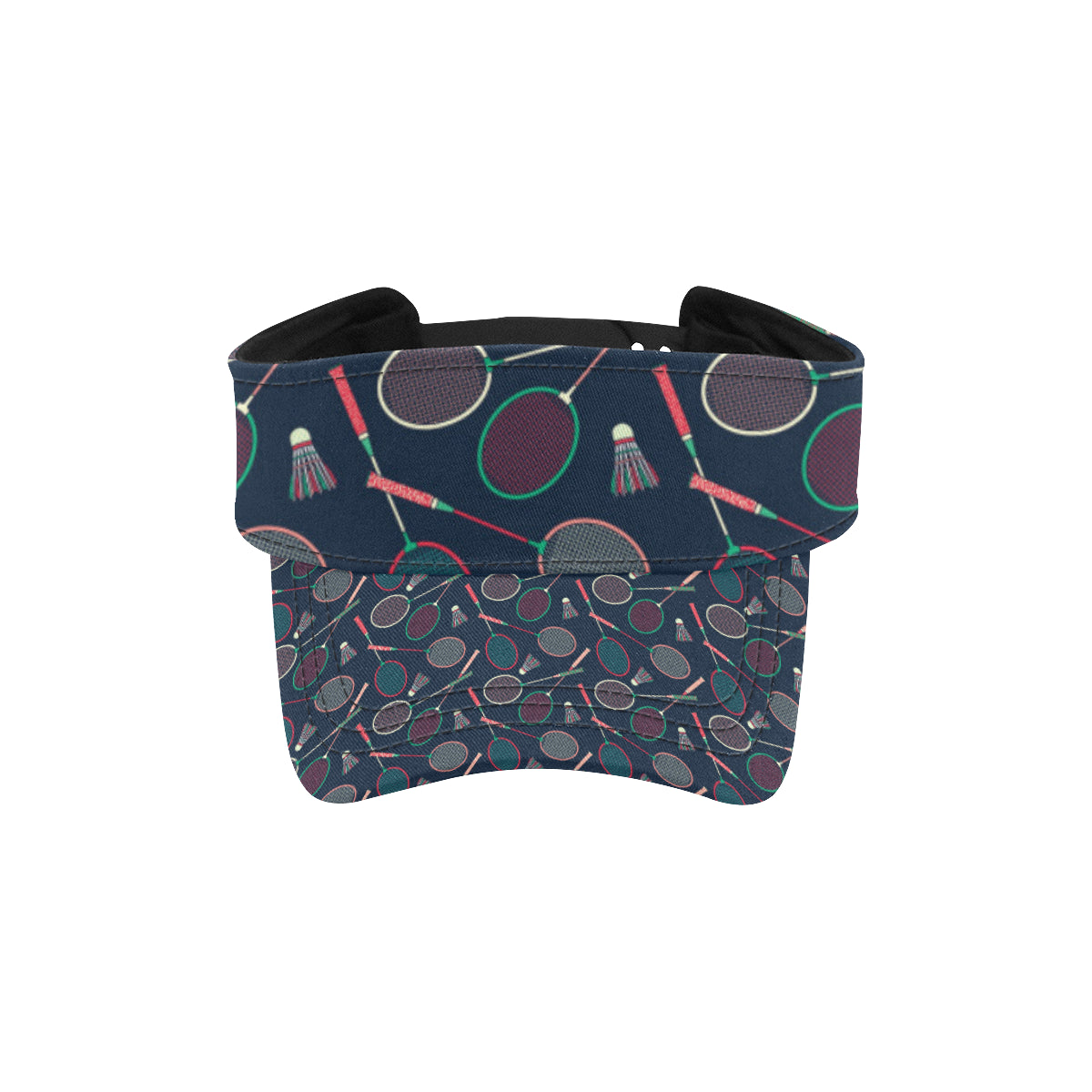 Badminton Pattern Print Design 03 Unisex Sun Visor
