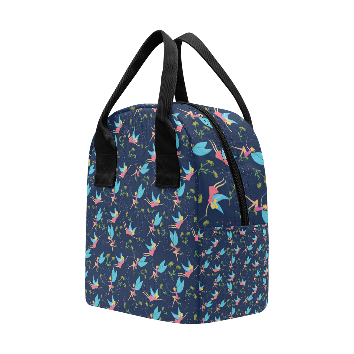 Fairy with flower Print Pattern Insulated Lunch Bag