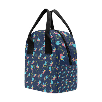 Fairy with flower Print Pattern Insulated Lunch Bag