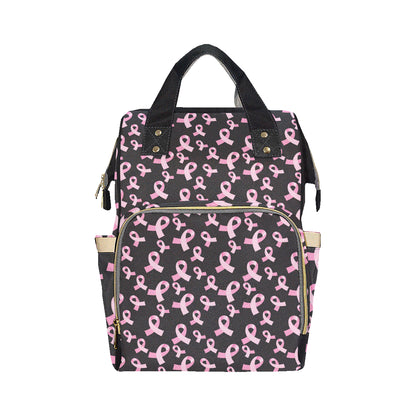 Breast Cancer Awareness Design Diaper Bag Backpack