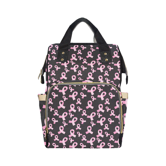 Breast Cancer Awareness Design Diaper Bag Backpack