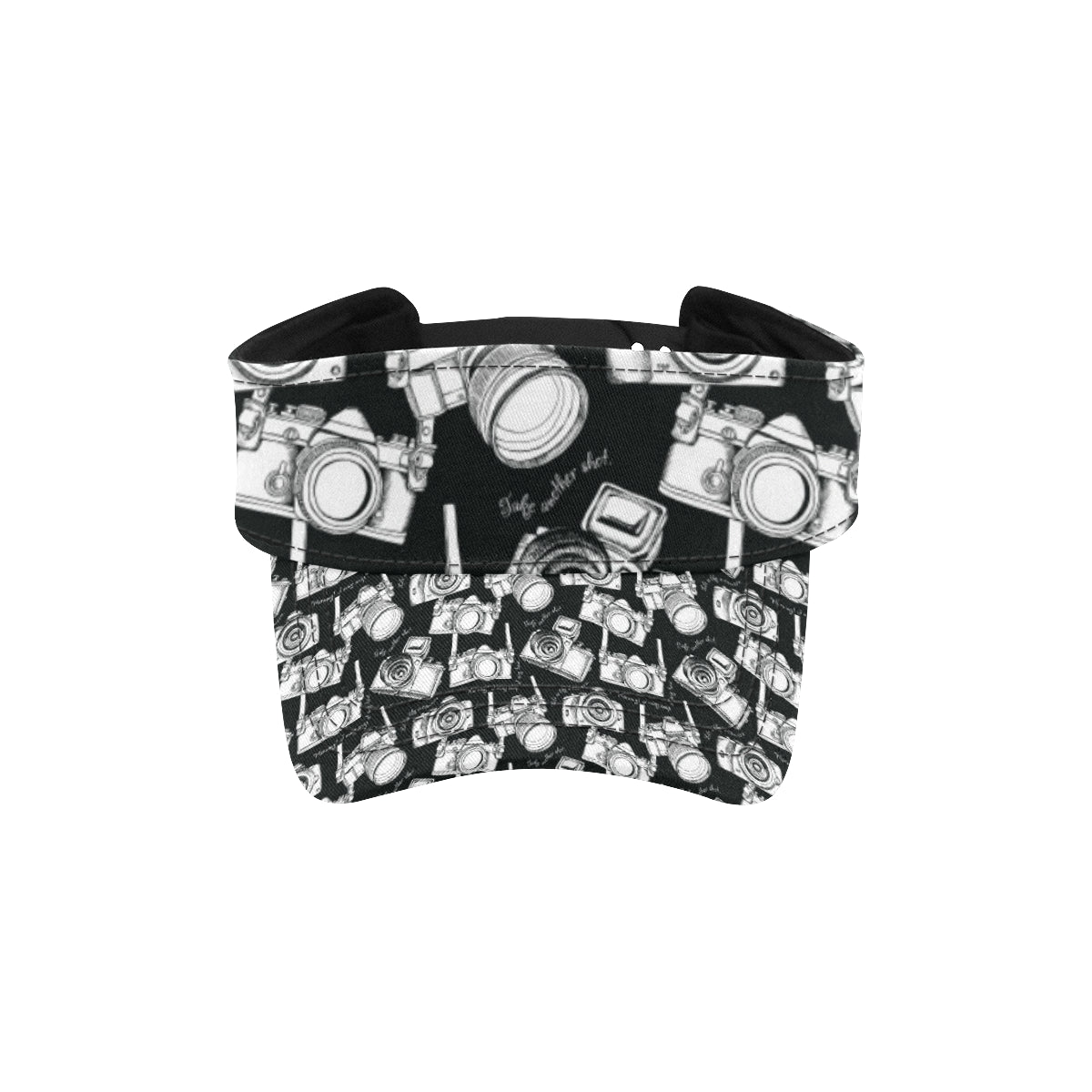 Camera Pattern Print Design 01 Unisex Sun Visor