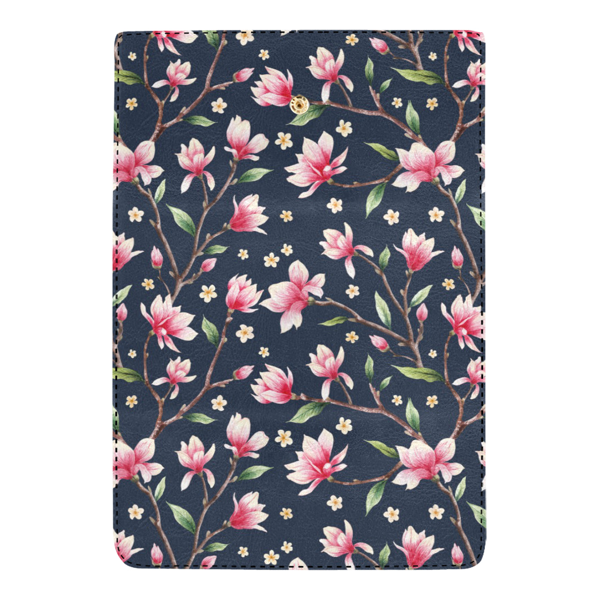 Magnolia Pattern Print Design MAG09 Women's Trifold Wallet