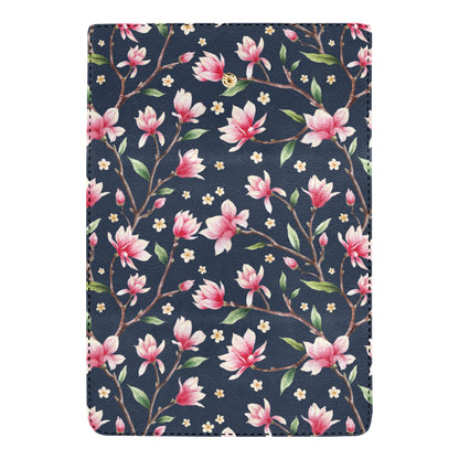 Magnolia Pattern Print Design MAG09 Women's Trifold Wallet