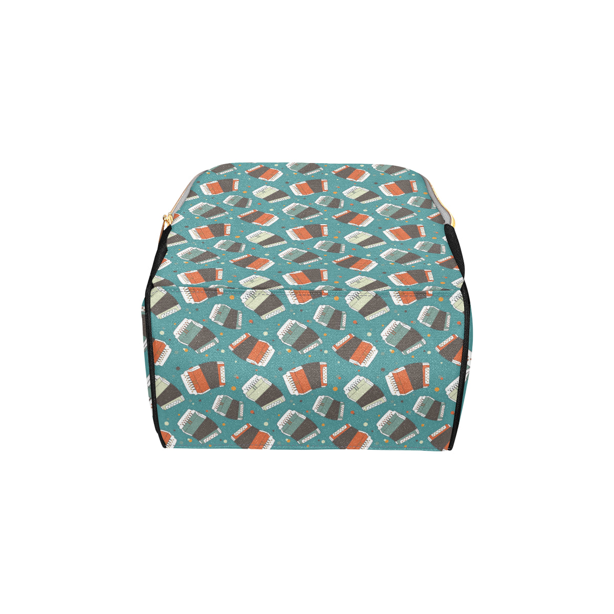 Accordion Pattern Print Design 02 Diaper Bag Backpack