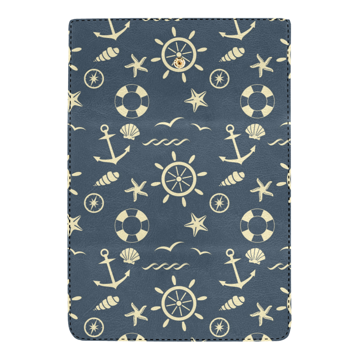 Nautical Pattern Print Design A01 Women's Trifold Wallet