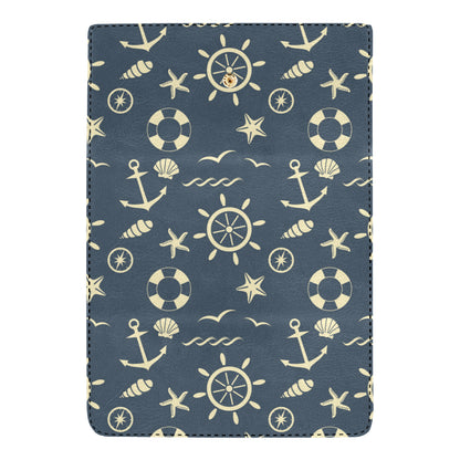 Nautical Pattern Print Design A01 Women's Trifold Wallet