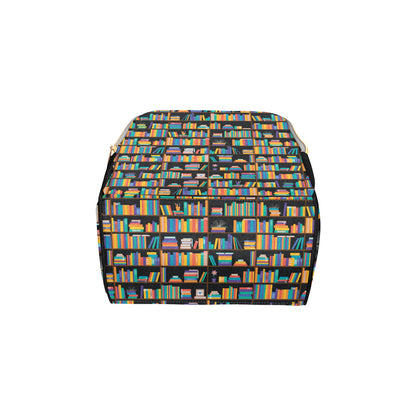Book Pattern Print Design 05 Diaper Bag Backpack