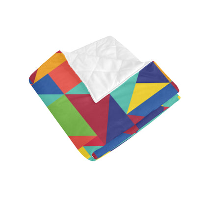 Mosaic Pattern Print Design 01 Premium Quilt