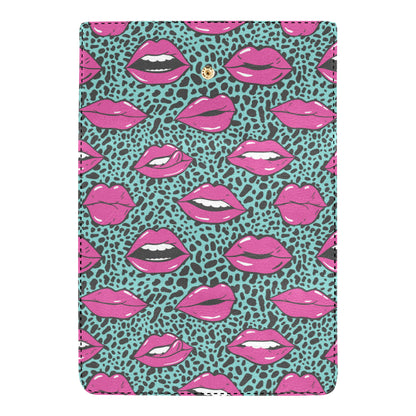 Lip Pattern Print Design 04 Women's Trifold Wallet