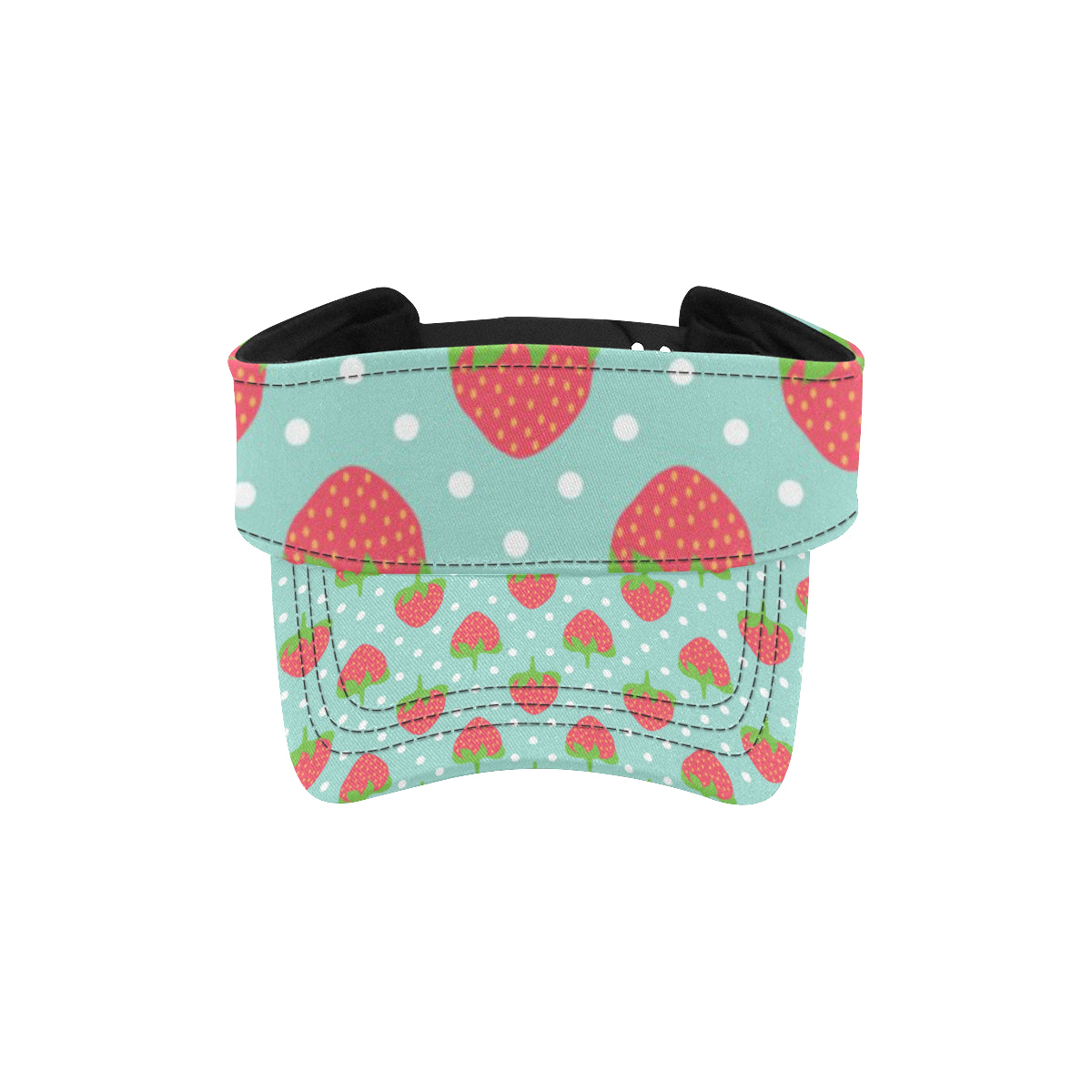 Strawberry Pattern Print Design SB06 Unisex Sun Visor