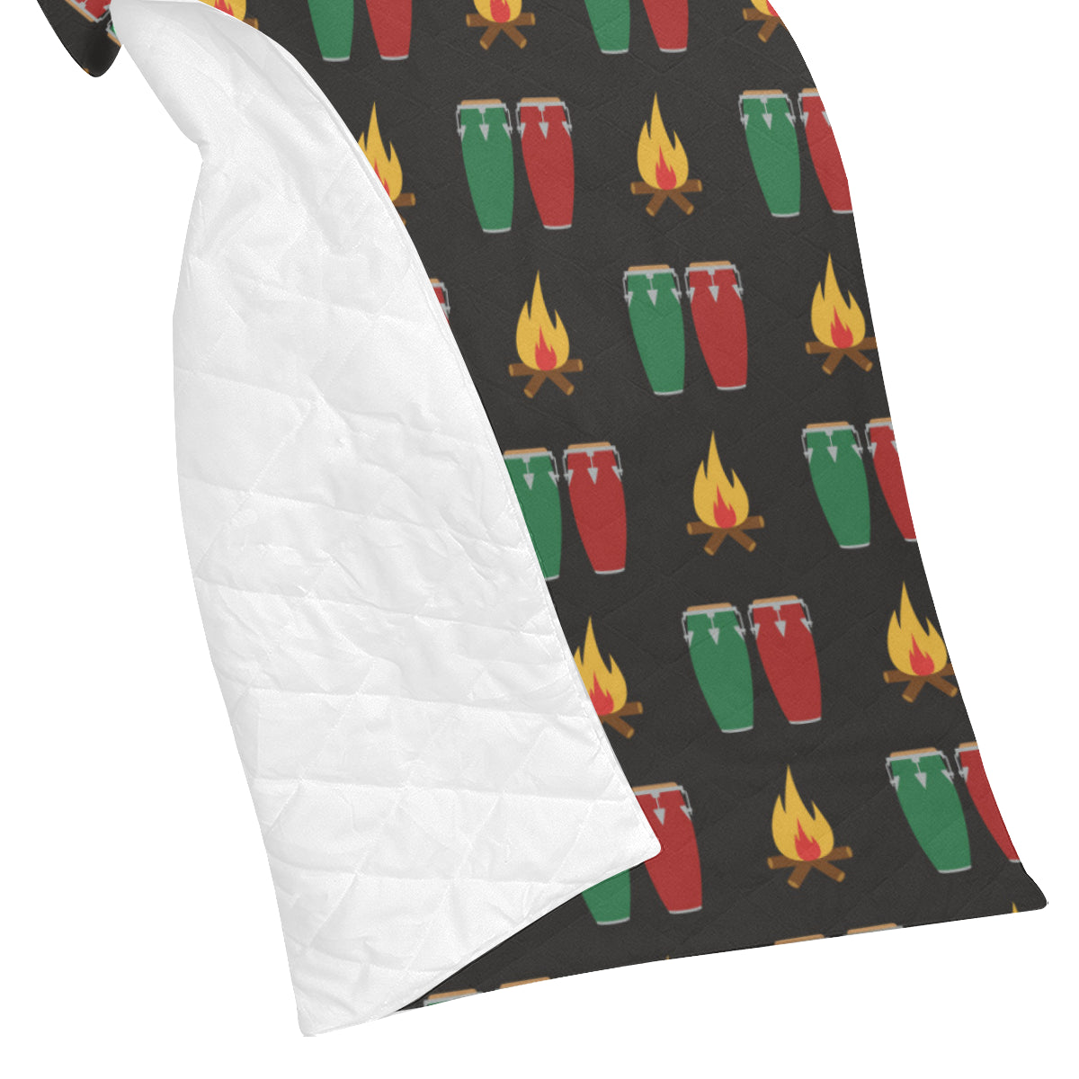 Conga Pattern Print Design 01 Premium Quilt