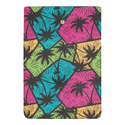 Palm Tree Pattern Print Design PT09 Women's Trifold Wallet