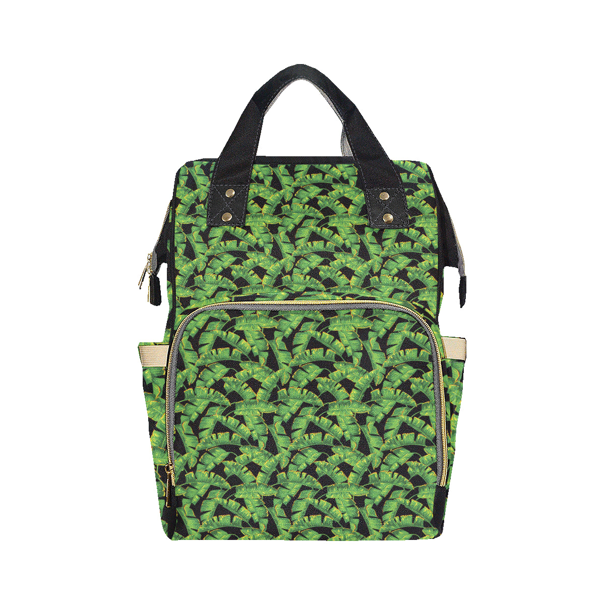 Banana Leaf Pattern Print Design 03 Diaper Bag Backpack