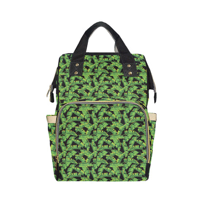 Banana Leaf Pattern Print Design 03 Diaper Bag Backpack