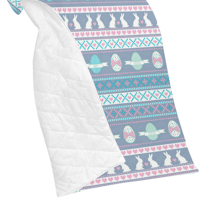 Easter Eggs Pattern Print Design RB013 Premium Quilt