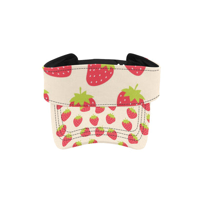 Strawberry Pattern Print Design SB02 Unisex Sun Visor