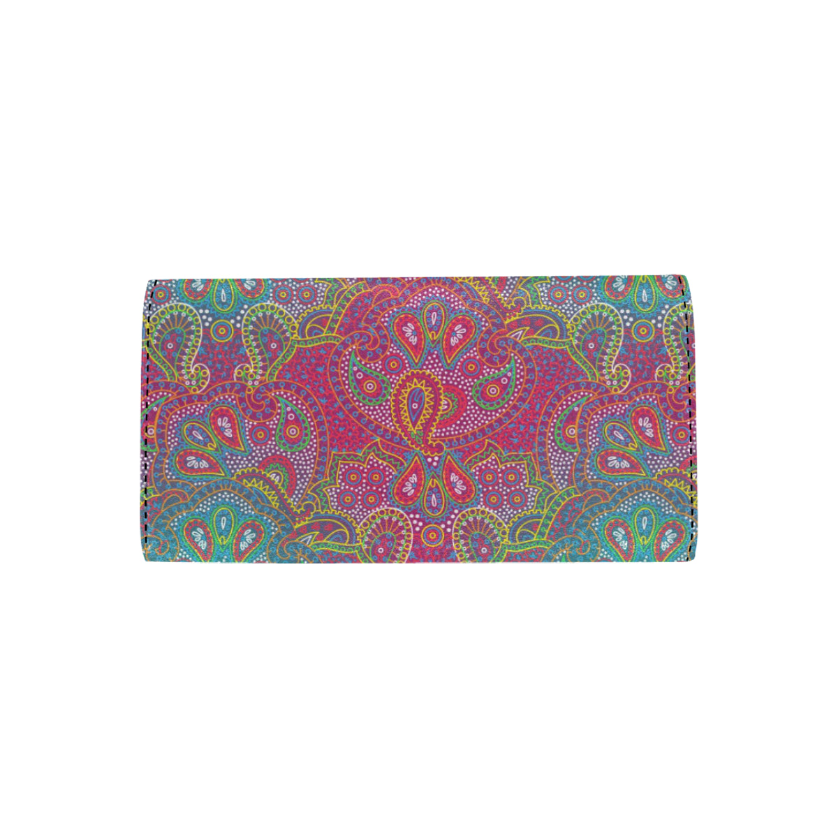 Boho Pattern Print Design 02 Women's Trifold Wallet