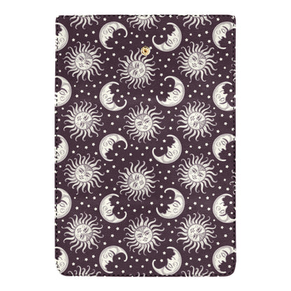 Sun Moon Face Women's Trifold Wallet