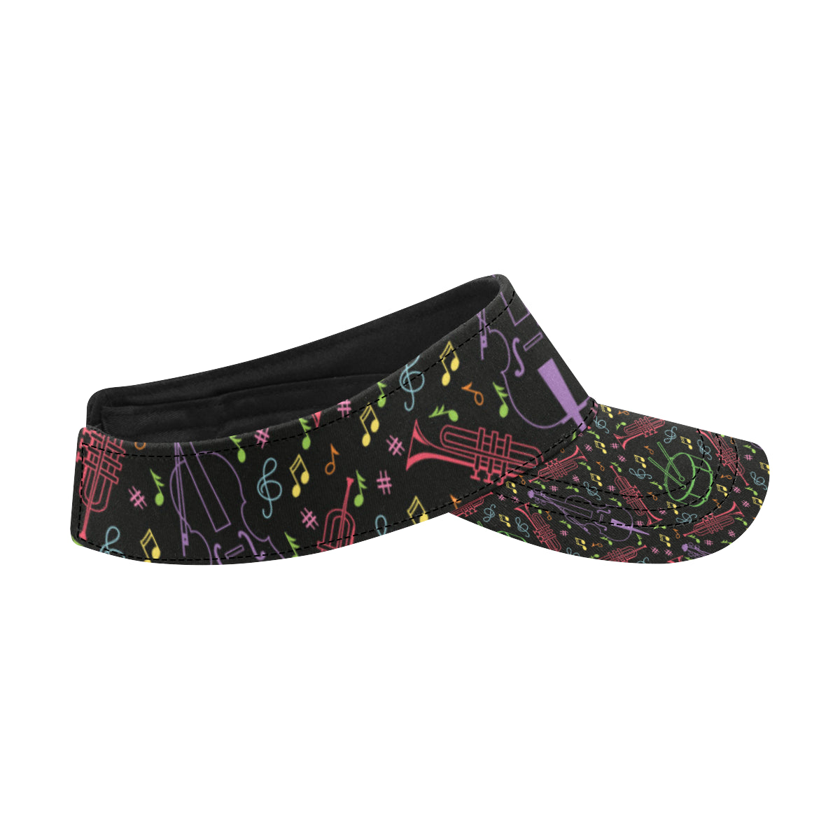 Cello Neon Pattern Print Design 02 Unisex Sun Visor