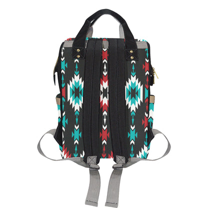 Native Pattern Print Design A08 Diaper Bag Backpack