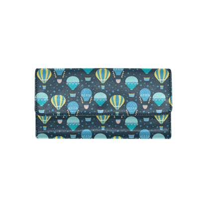Ballon Pattern Print Design 06 Women's Trifold Wallet