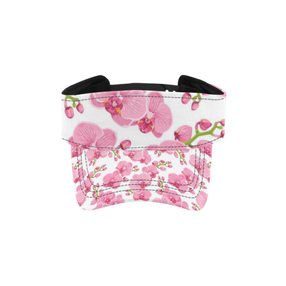 Orchid Pink Pattern Print Design OR07 Unisex Sun Visor
