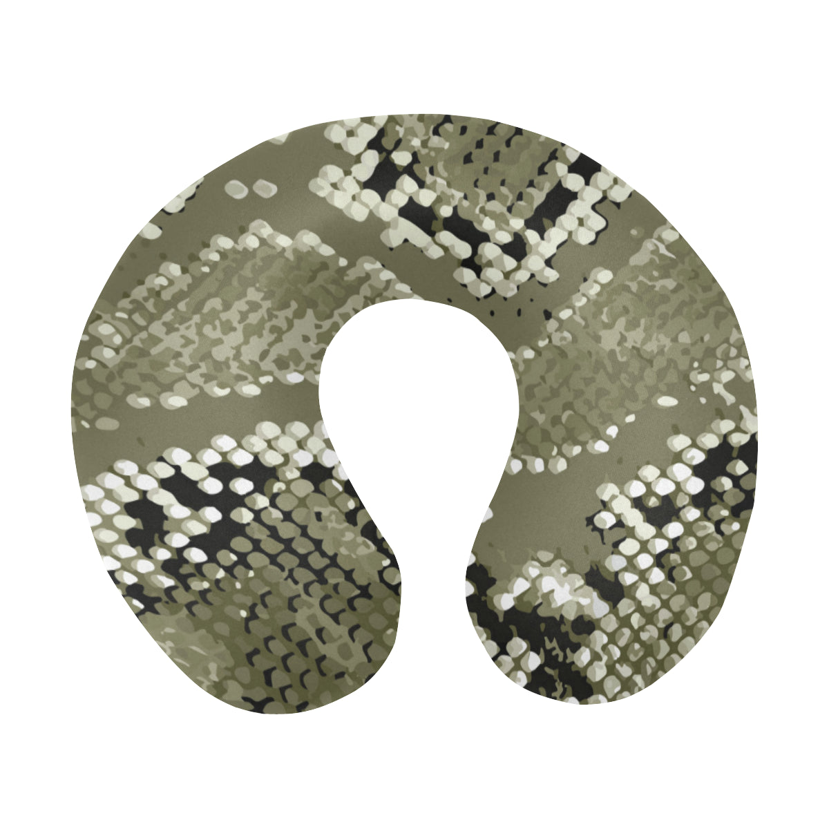 Python Pattern Print Design A04 U-Shaped Travel Neck Pillow