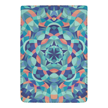 Kaleidoscope Pattern Print Design 03 Women's Trifold Wallet