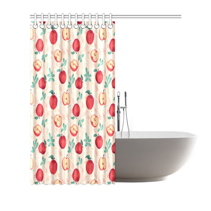 Apple Pattern Print Design AP06 Shower Curtain