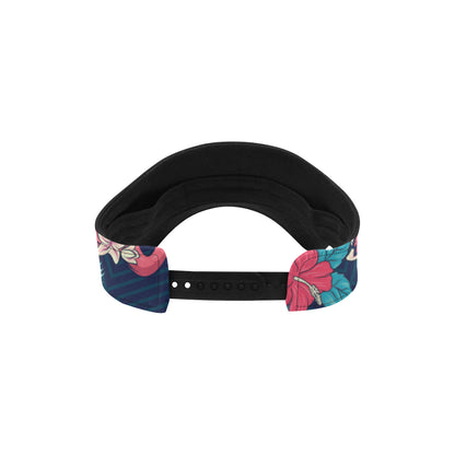 Flamingo Red Hibiscus  Pattern Unisex Sun Visor