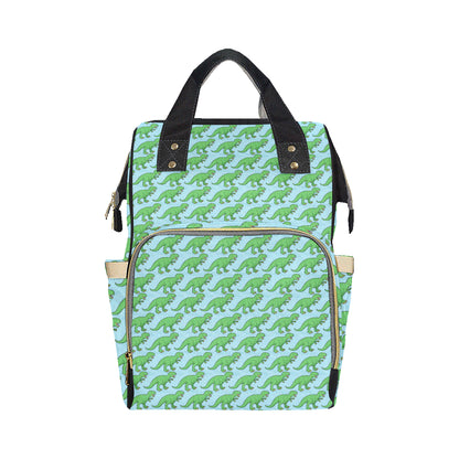 T Rex Pattern Print Design A01 Diaper Bag Backpack