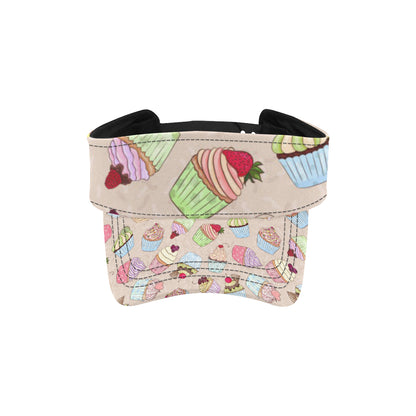 Cupcake Pattern Print Design CP06 Unisex Sun Visor