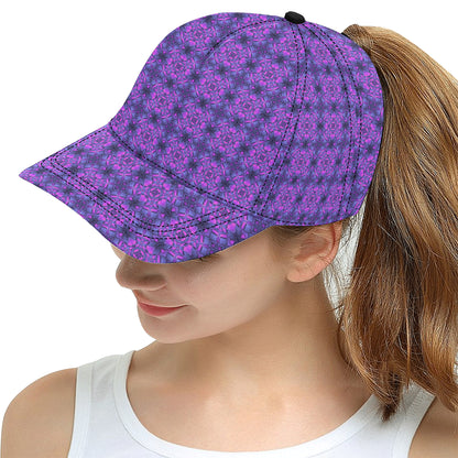 kaleidoscope Pattern Print Design Snapback Cap