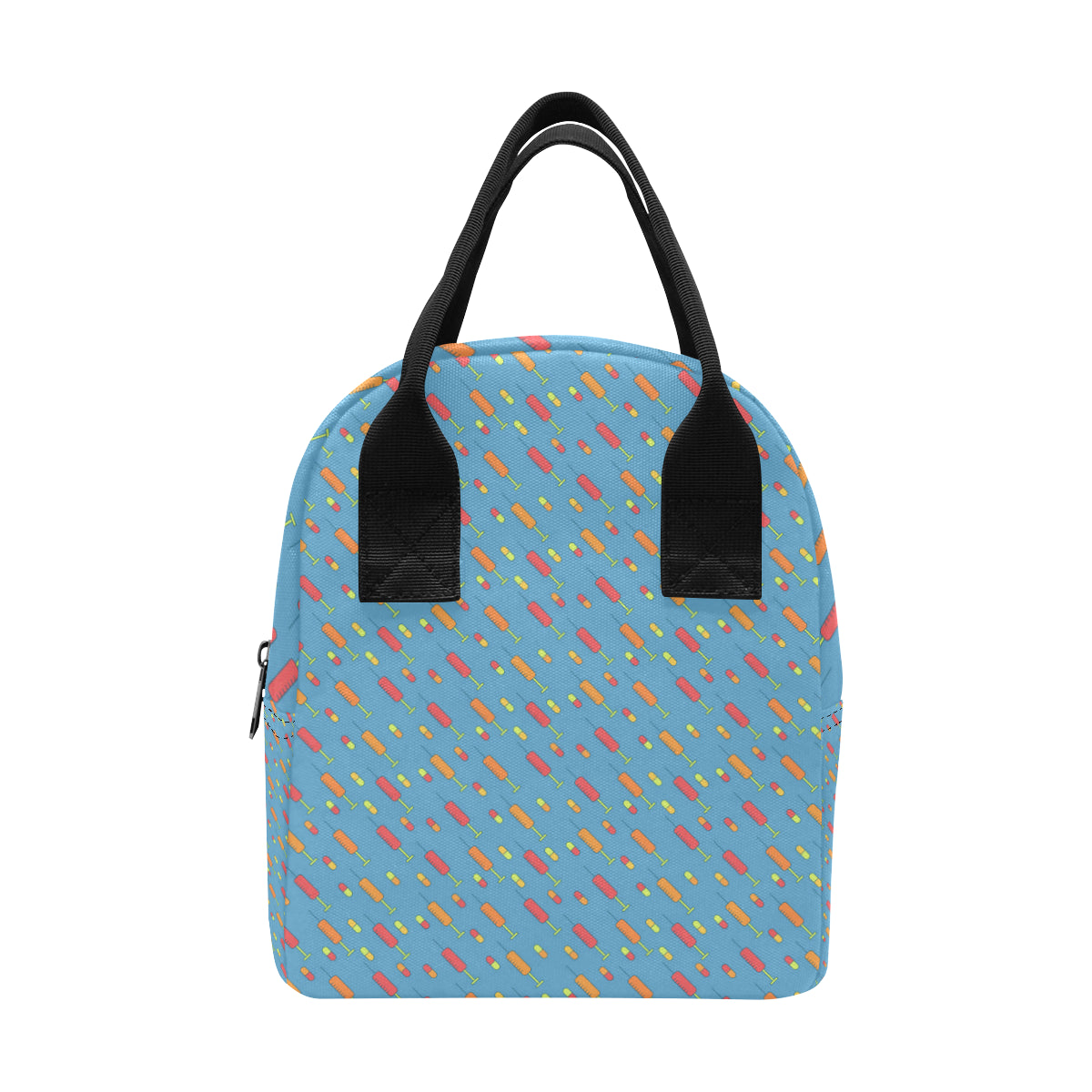 Phlebotomist Medical Pattern Insulated Lunch Bag
