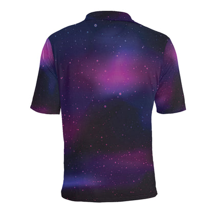 Night sky Pattern Print Design A04 Men Polo Shirt