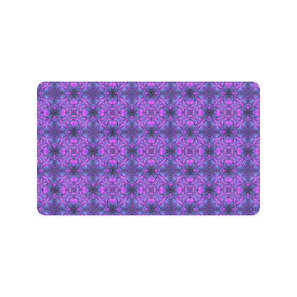 kaleidoscope Pattern Print Design Rubber Doormat