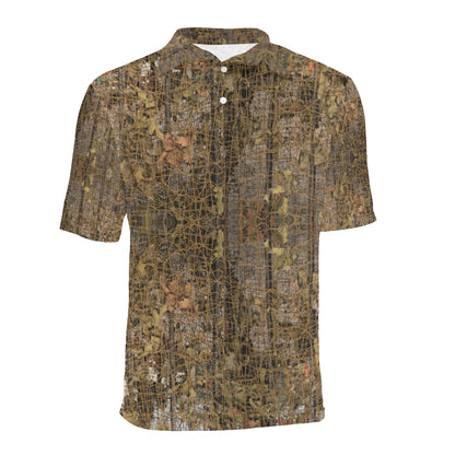 Camouflage Realtree Pattern Print Design 01 Men Polo Shirt